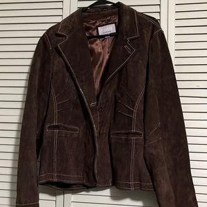 Wilson’s Leather Maxima brown suede jacket
